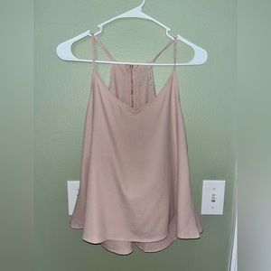 Pink spaghetti strap boutique top